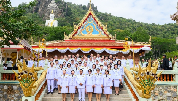 คณะวิทย์ฯ กีฬา ม.เกษตรฯ ร่วมงานถวายกฐินพระราชทาน ณ วัดสิริจันทรนิมิตรวรวิหาร จ.ลพบุรี